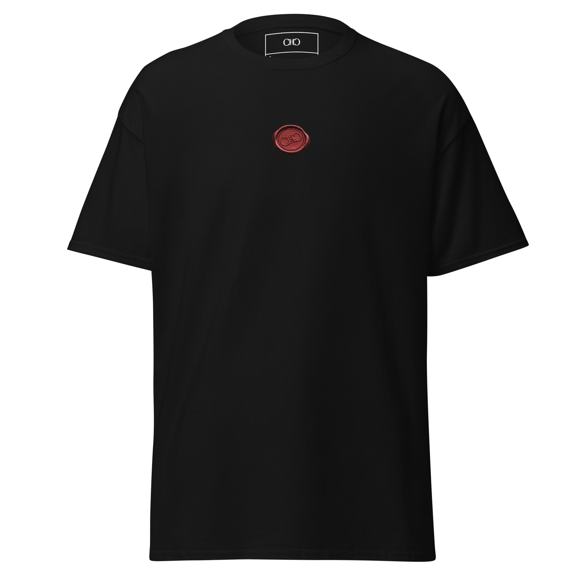 Wax Seal Tee — Black front